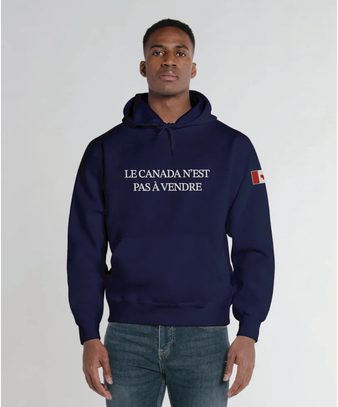 Le Canada N'est Pas À Vendre Hoodie (Made in Canada)