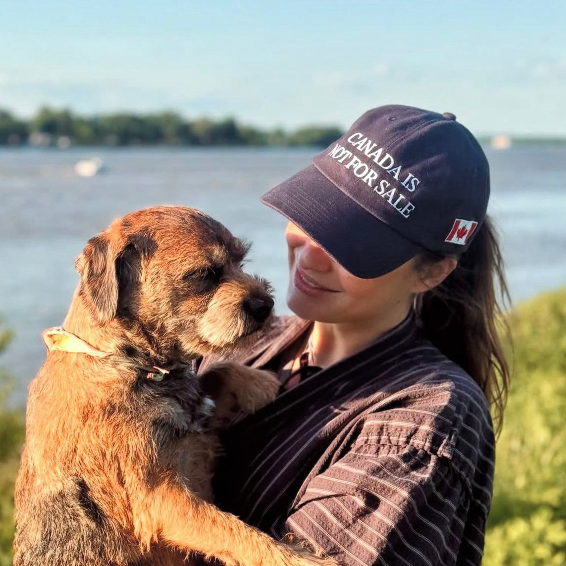 Fabriqué au Canada - Casquette « Canada Is Not For Sale » - Fermeture à boucle - Bleu marine