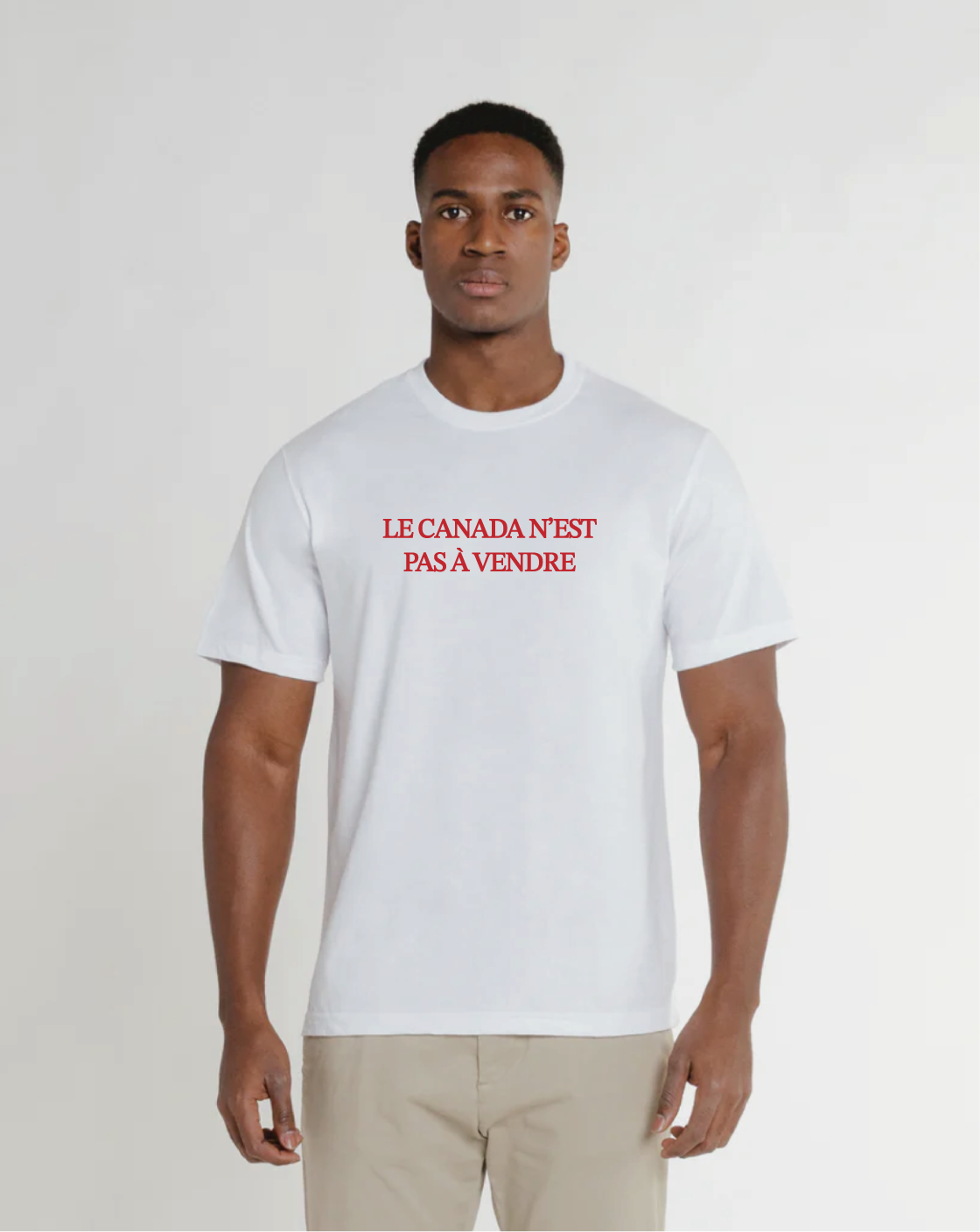 T-shirt Le Canada N'est Pas À Vendre (Fabriqué au Canada)