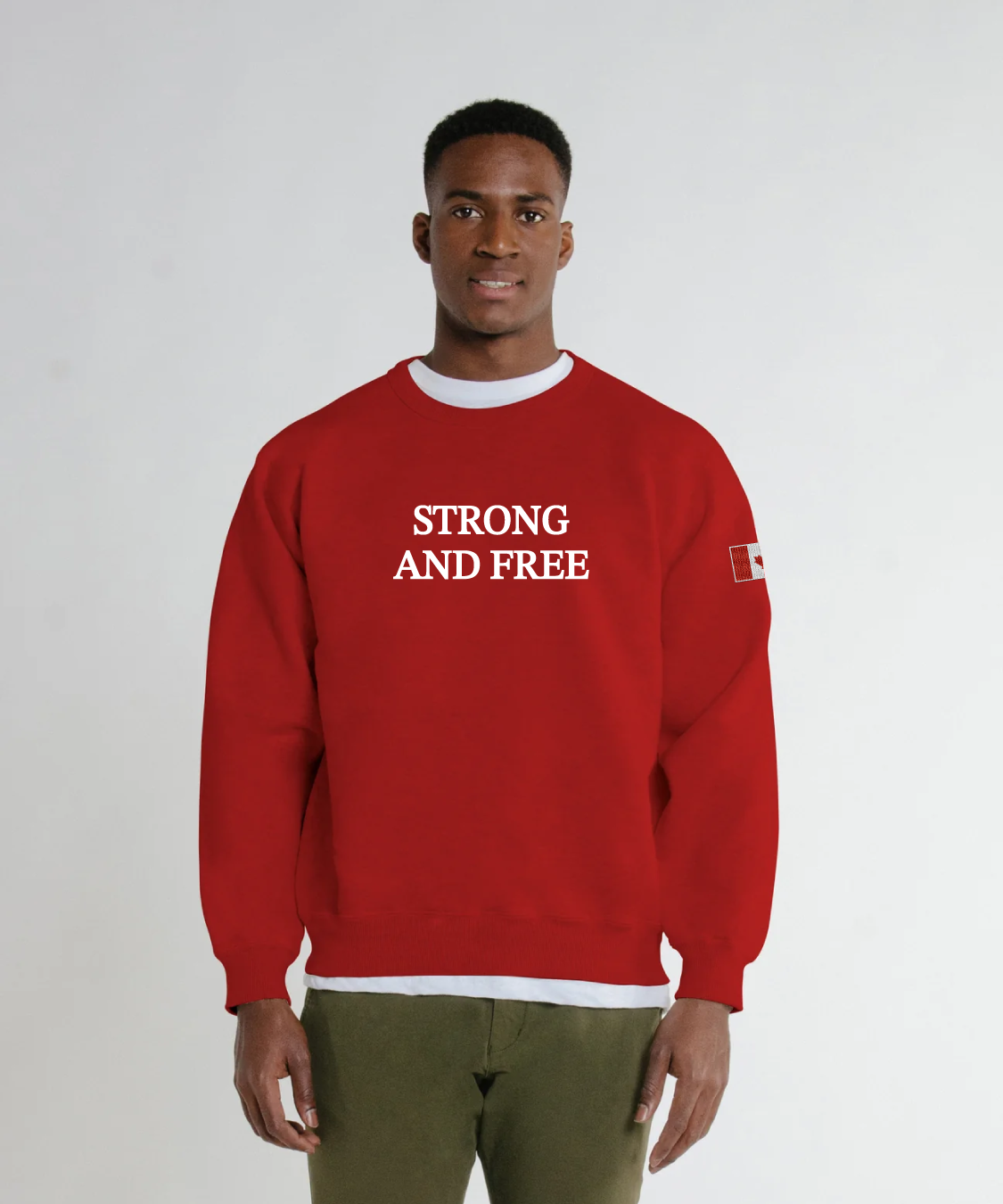 Strong and Free Crewneck
