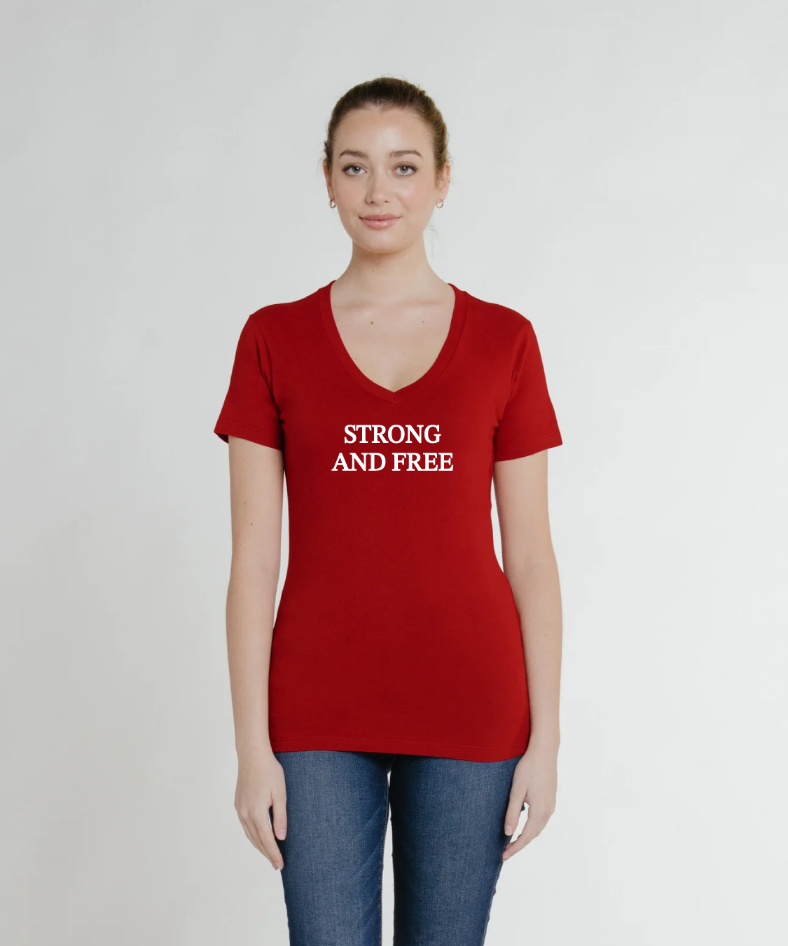 Strong and Free Ladies Tee
