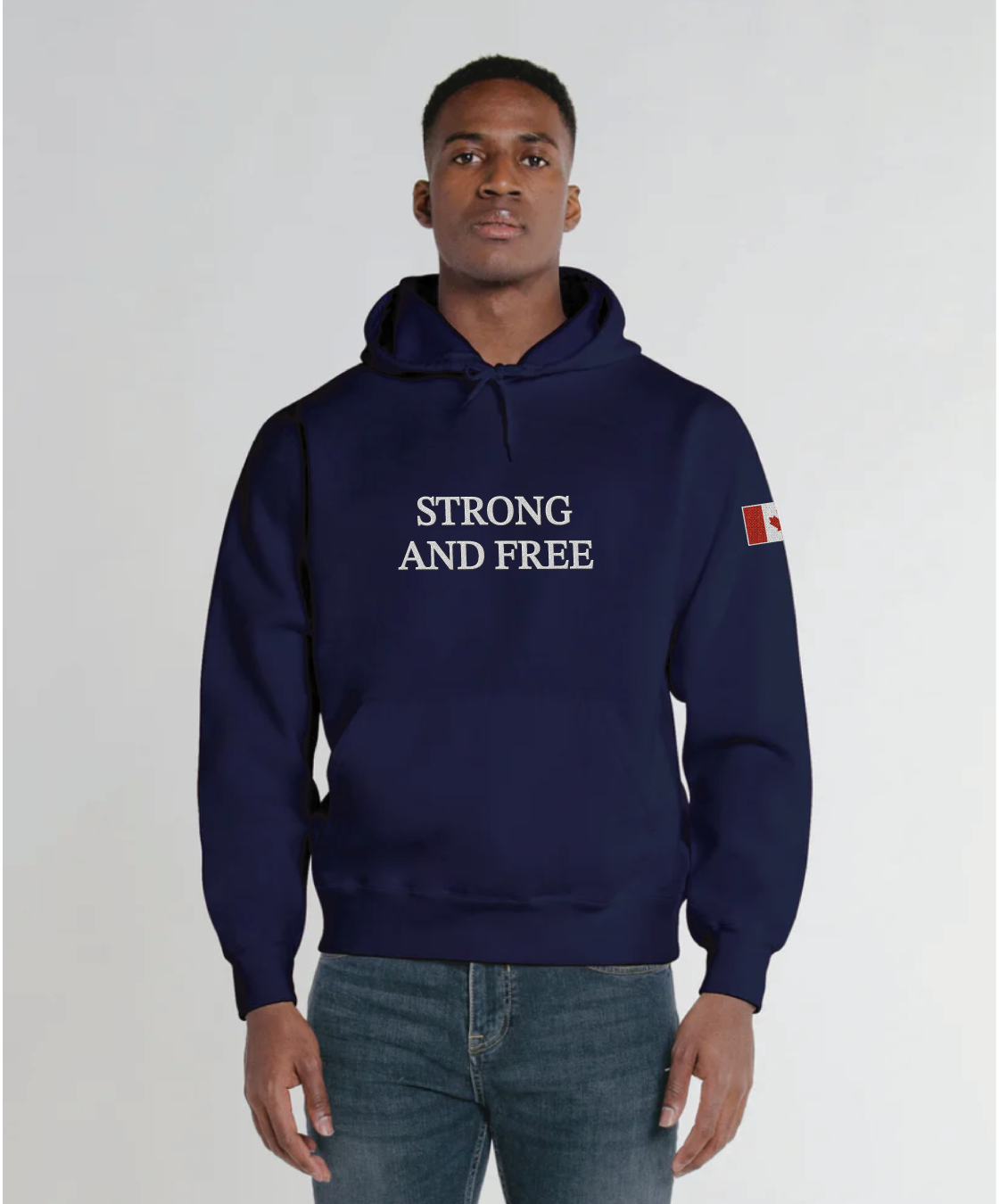 Sweat à capuche Strong & Free (fabriqué au Canada)