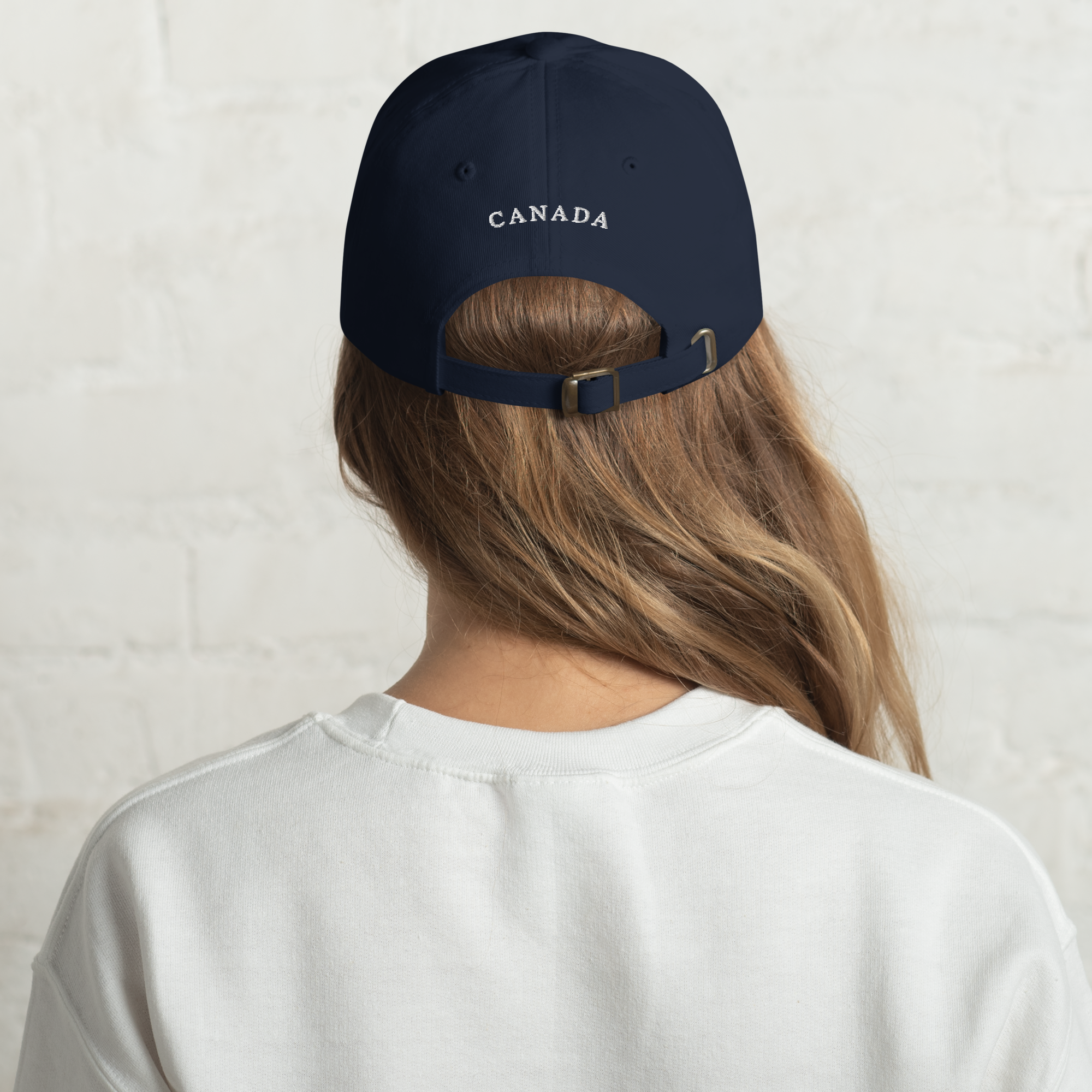 Fabriqué au Canada - Casquette « Canada Is Not For Sale » - Fermeture à boucle - Bleu marine