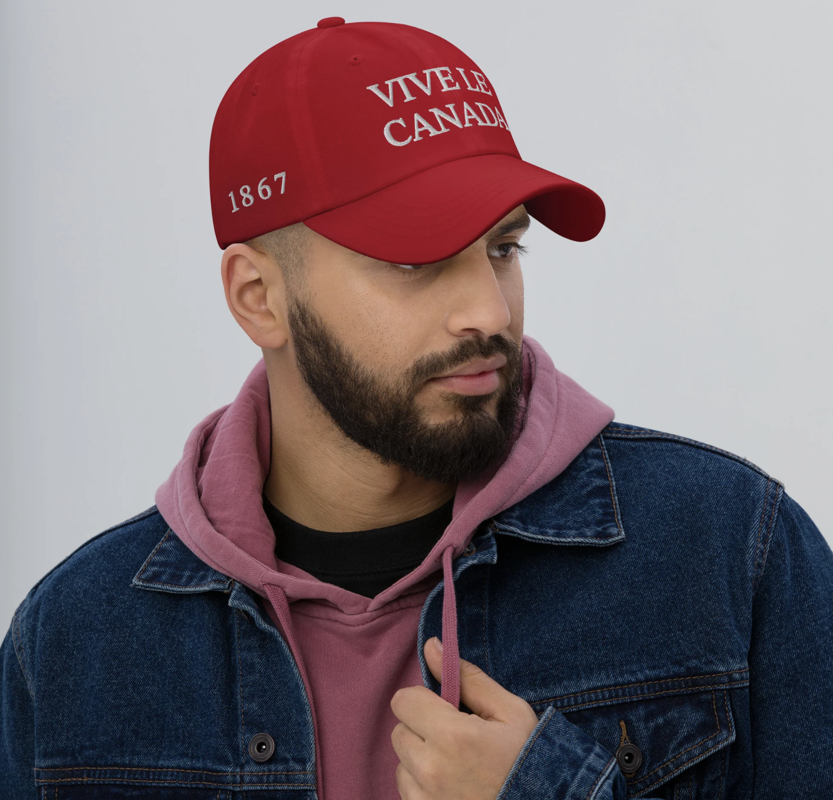 Casquette Vive le Canada (Rouge)