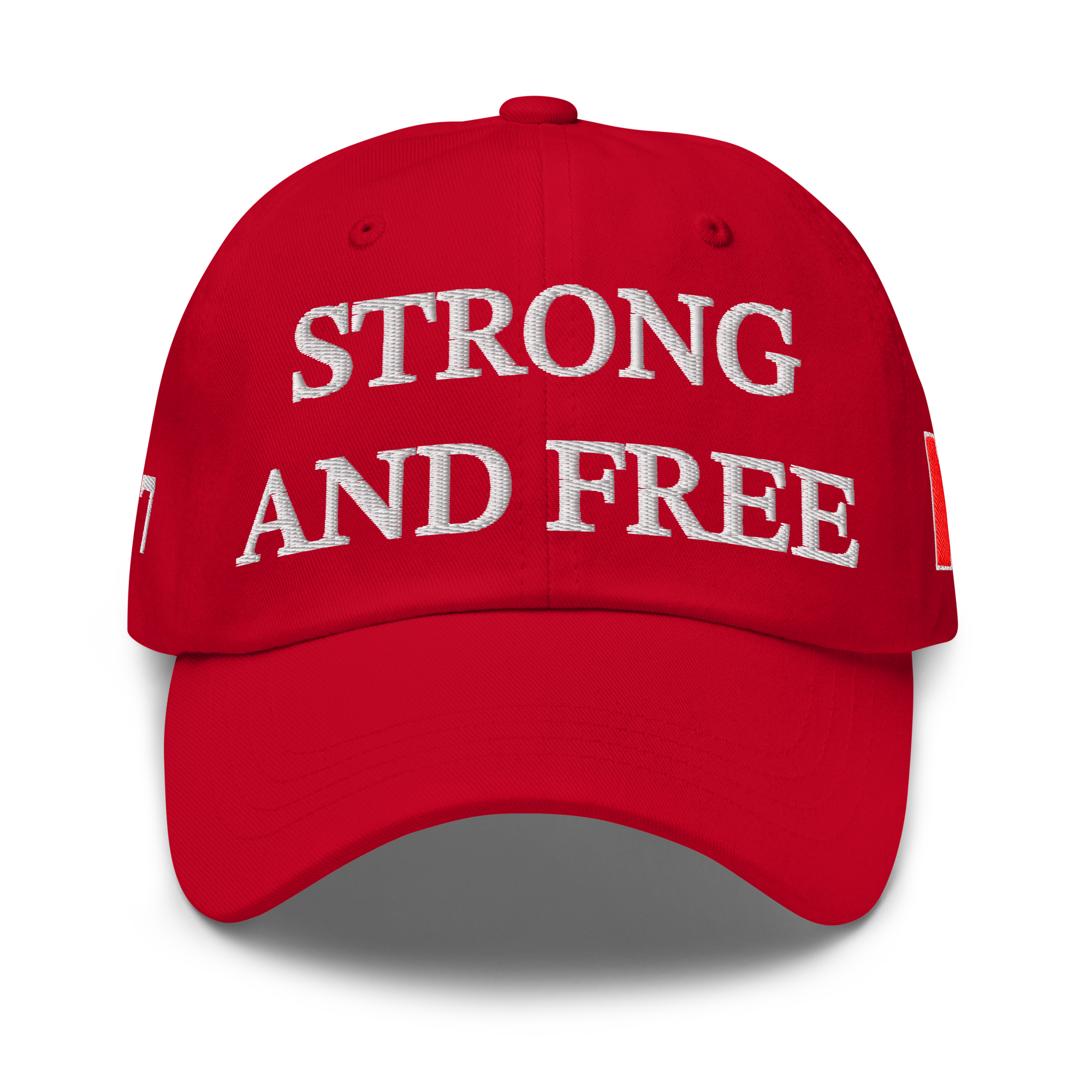 Made In Canada - Strong and Free 1867 Edition Snapback Cap - Red