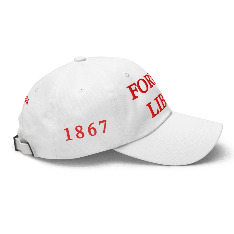Fort et libre dad cap (blanc)