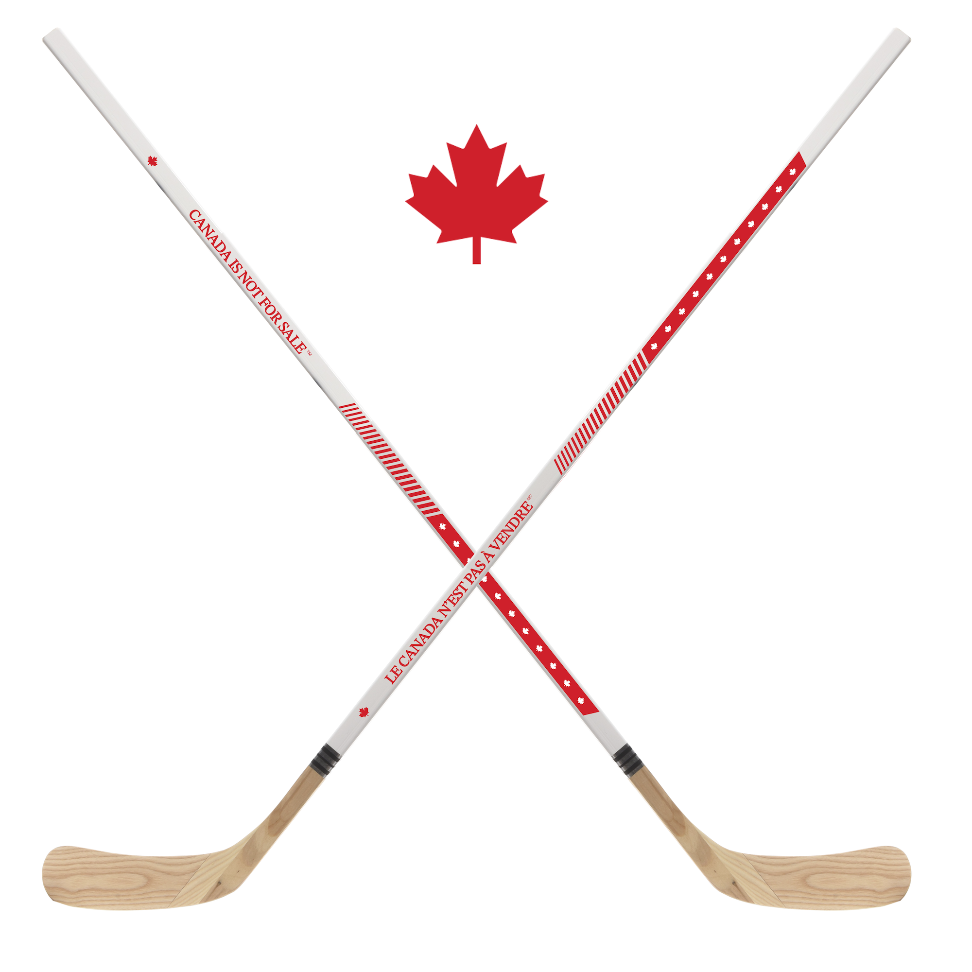 Canada is Not For Sale Hockey Stick