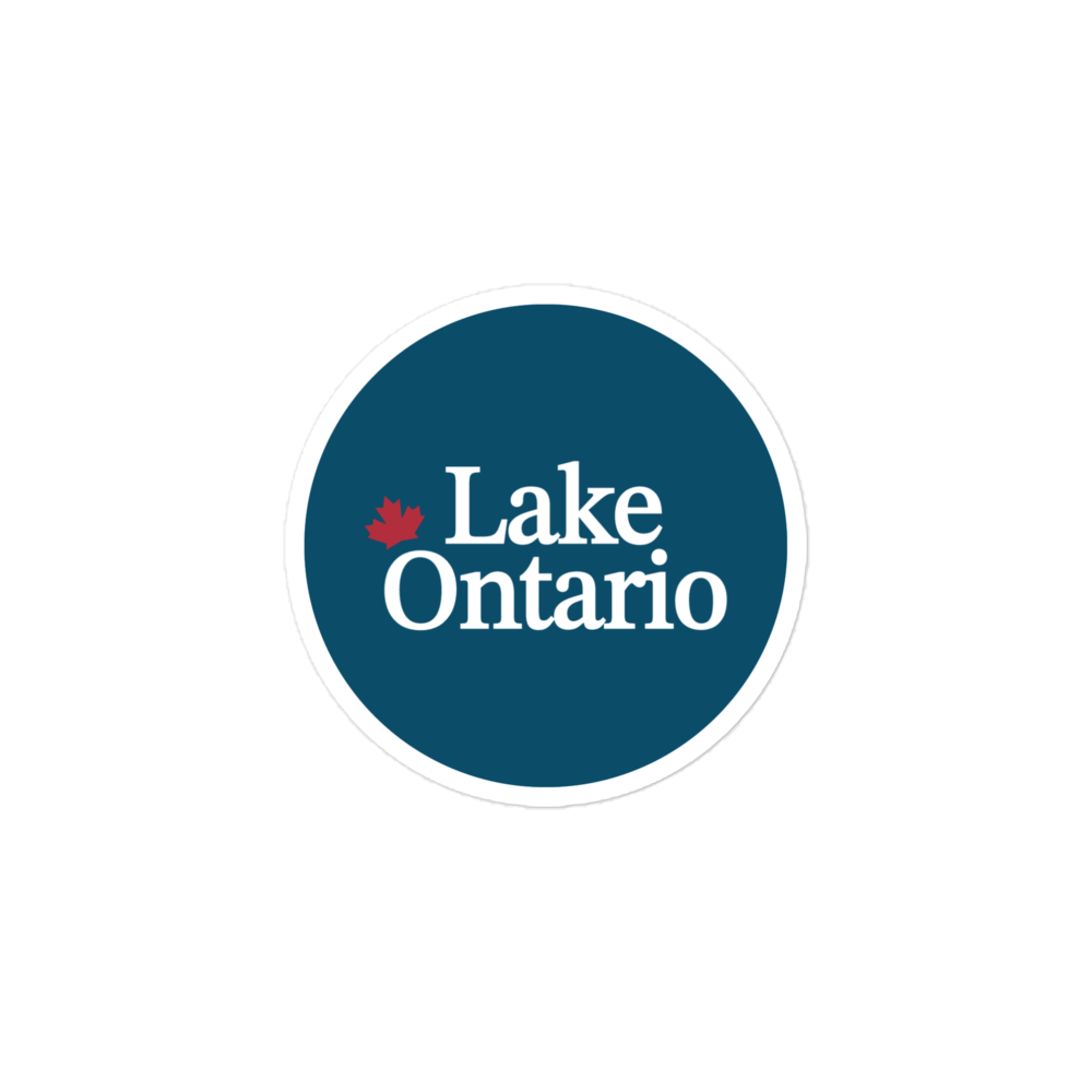 Lake Ontario Vinyl Sticker | 3-Inch Round